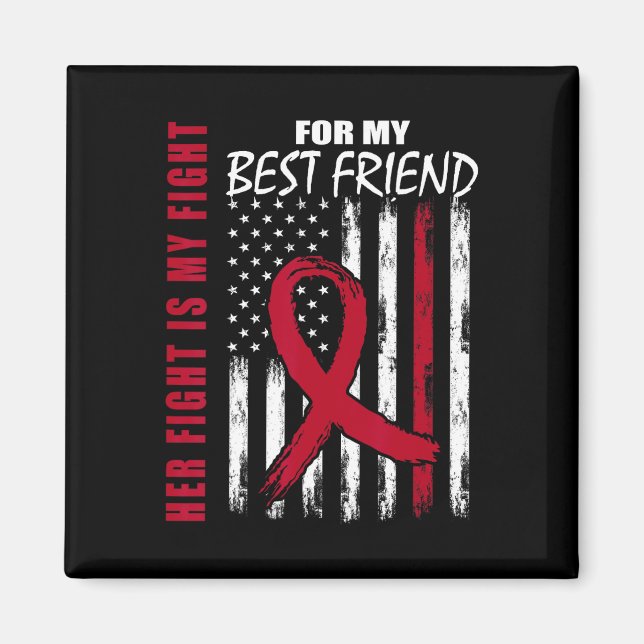 Bester Freund Multiples Myelom-Bewusstsein Amerika Magnet (Vorne)