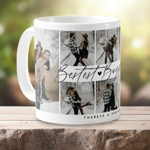 'Bester Freund' Paar-Andenken-Fotocollage Kaffeetasse