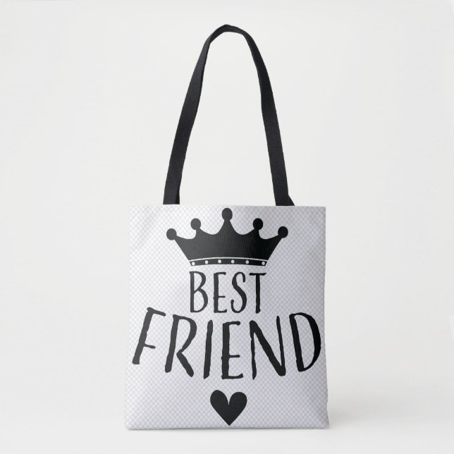 Bester Freund QUEENIE Kronenlogo Tasche (Vorderseite)