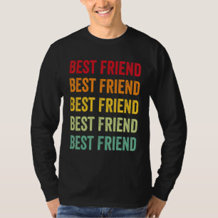 Bester Freund Regenbogen Text Bester Freund Farbi T-Shirt
