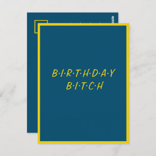 Bester Freund Spaß GLÜCKLICH GEBURTSTAG einfache A Postkarte