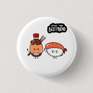 Bester Freund Süßes Essen Button
