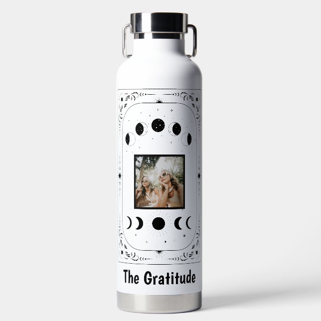 Bester Freund Tarot BFF Anpassbar Modern Sternzeic Trinkflasche (Vorderseite)