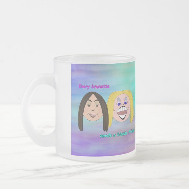 Bester Freund-Tasse Mattglastasse (Links)