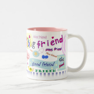 Bester Freund-Tasse Zweifarbige Tasse