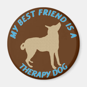 Bester Freund Therapy Dog Magnet