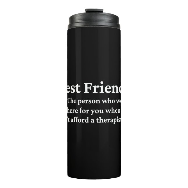 Bester Freund Thermosbecher (Vorderseite)