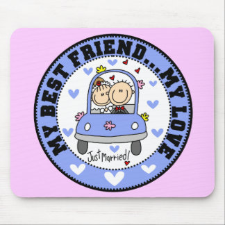 Bester Freund und Liebe Mousepad