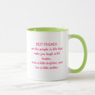Bester Freund-Zitat-Tasse Tasse