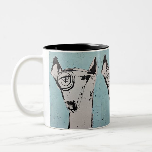 Bester Freund Zweifarbige Tasse (Links)