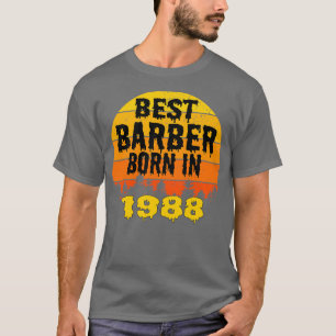 Bester Friseur, geboren 1988 Geburtstag Vintage T-Shirt