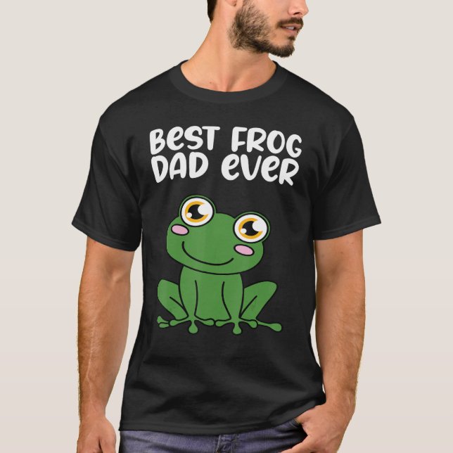 Bester Frosch-Vater je T-Shirt (Vorderseite)
