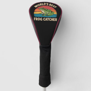 Bester Froschfänger der Welt Lustiges Meme Sarkast Golf Headcover