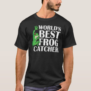 Bester Froschfänger der Welt mit grünem Grog  T-Shirt