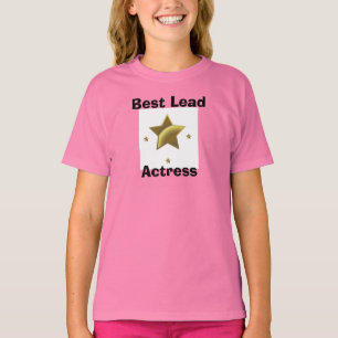 Bester Führungs-Schauspielerin T-Shirt