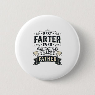 Bester Furzer Allerlustigster Vater Shirt Design_1 Button
