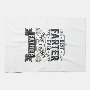 Bester Furzer Allerlustigster Vater Shirt Design_1 Geschirrtuch