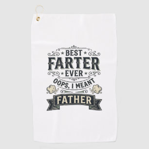 Bester Furzer Allerlustigstes Vatert-Shirt Design_ Golfhandtuch