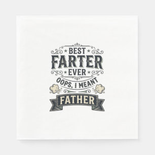 Bester Furzer Allerlustigstes Vatert-Shirt Design_ Serviette