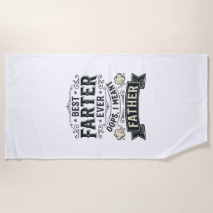 Bester Furzer Allerlustigstes Vatert-Shirt Design_ Strandtuch