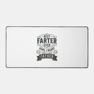Bester Furzer Allerlustigstes Vatertag Shirt Desig Schreibtischunterlage