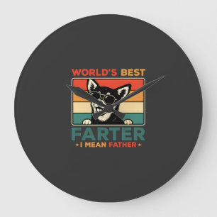 Bester Furzer der Welt, ich meine, lustiger Vater, Große Wanduhr