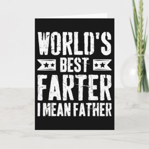 Bester Furzer der Welt, ich meine Vater, Lustige V Karte
