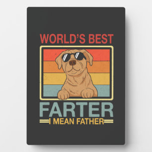 Bester Furzer der Welt, ich meine Vater, lustiger Fotoplatte