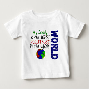 Bester Fußarzt in Welt 2 (Vati) Baby T-shirt