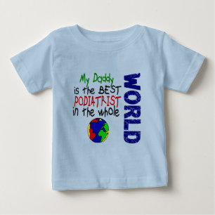 Bester Fußarzt in Welt 2 (Vati) Baby T-shirt