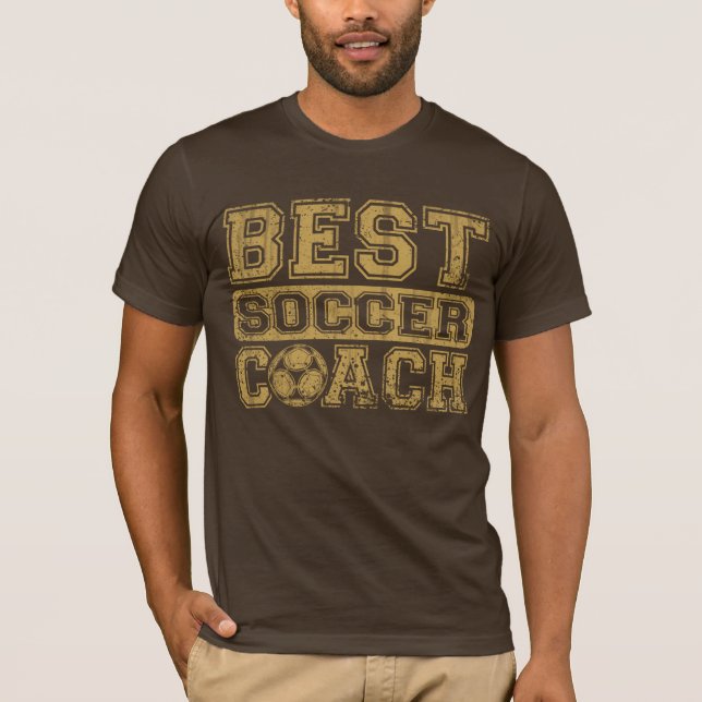 Bester Fußball-Trainer T-Shirt (Vorderseite)