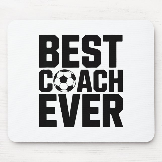 Bester Fußballtrainer überhaupt für Männer Geschen Mousepad (Vorne)