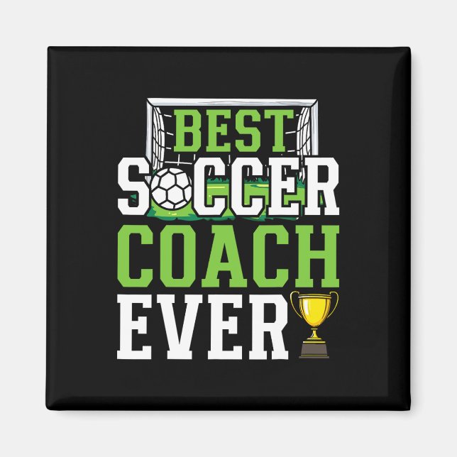 Bester Fußballtrainer überhaupt lustiger Trainer  Magnet (Vorne)
