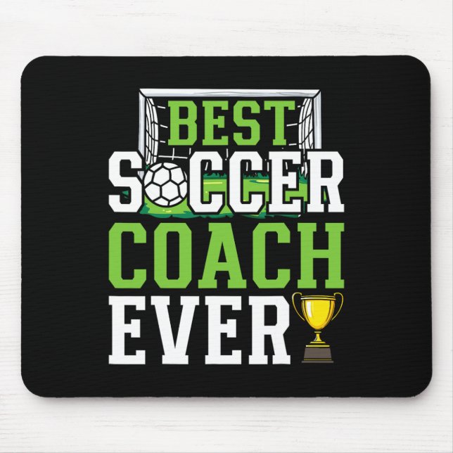 Bester Fußballtrainer überhaupt Lustiger Trainer  Mousepad (Vorne)