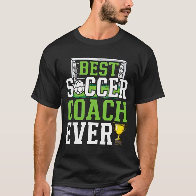 Bester Fußballtrainer überhaupt lustiger Trainer  T-Shirt (Vorderseite)