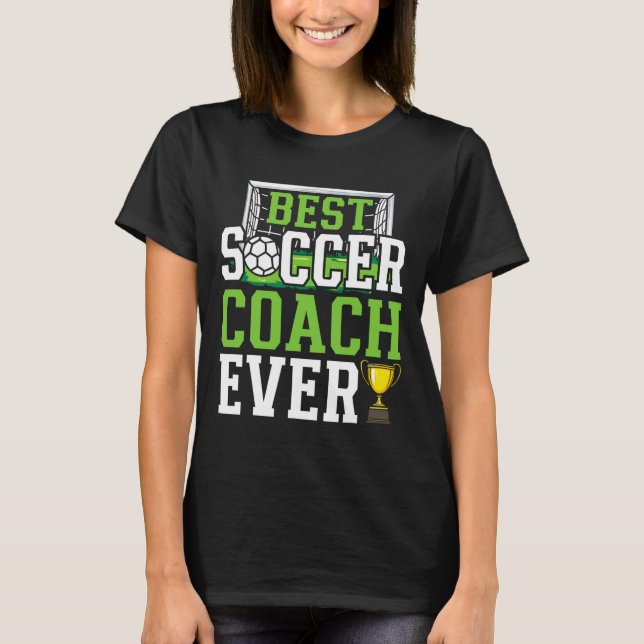Bester Fußballtrainer überhaupt lustiger Trainer  T-Shirt (Vorderseite)