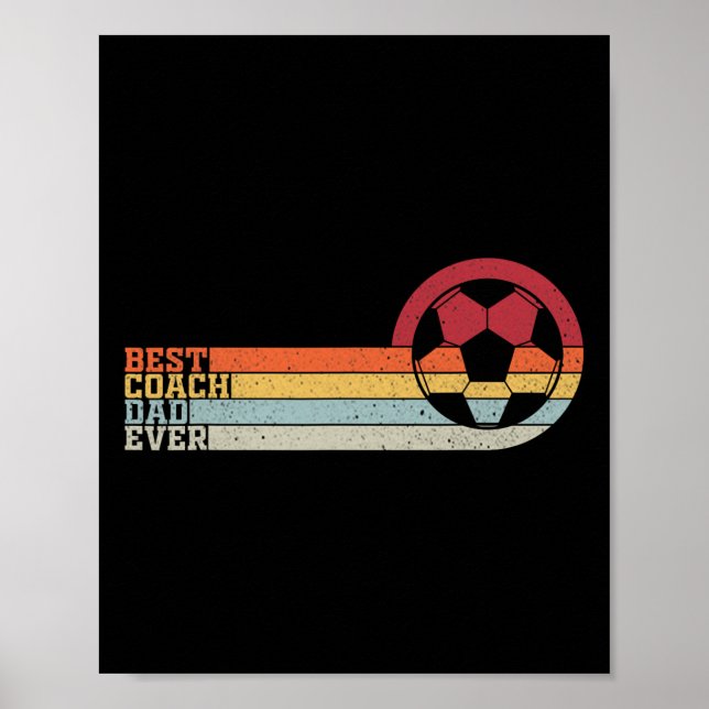 Bester Fußballtrainer-Vater aller Zeiten  Poster (Vorne)