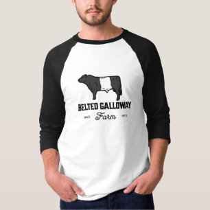 Bester Galloway Rasse Abzeichen Belties T- T-Shirt