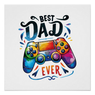Bester Gamer-Vater je Poster