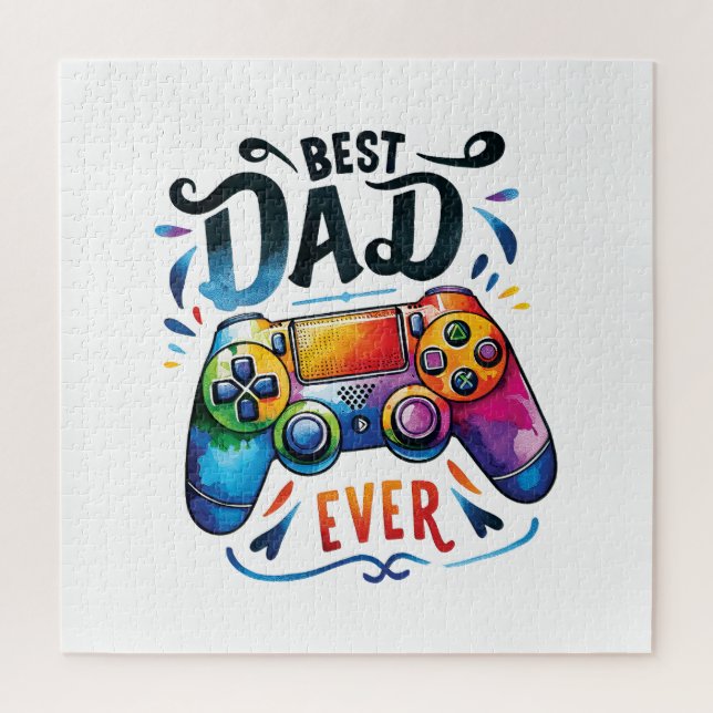 Bester Gamer-Vater je Puzzle (Vertikal)