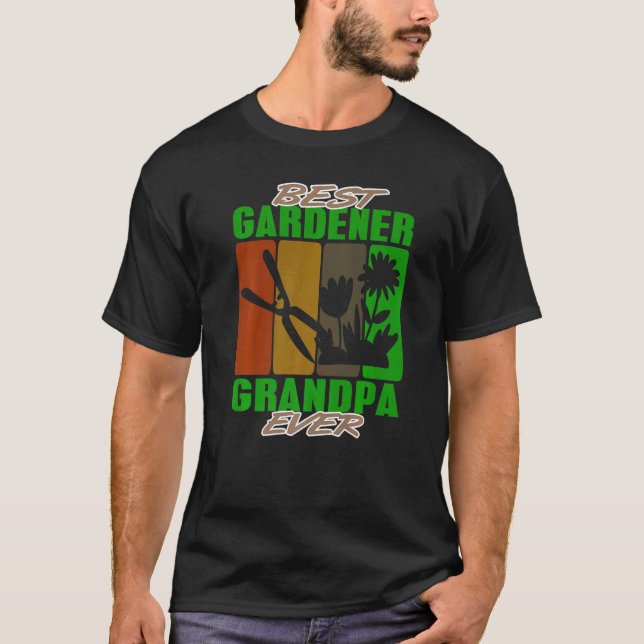 Bester Gartengroßvater je Gärtnerland Landscaper H T-Shirt (Vorderseite)