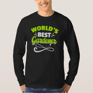 Bester Gärtner der Welt Florist Botanik Pflanzen B T-Shirt