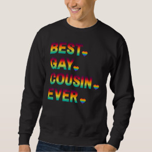Bester Gay Cousin je Gbt Pride Gay Cousin Sweatshirt