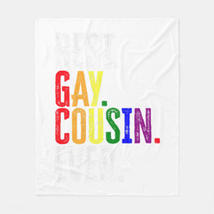 Bester Gay Cousin je LGBT Pride Gay Cousin Geschen Fleecedecke