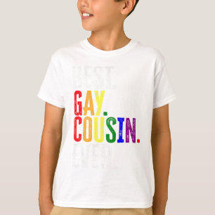 Bester Gay Cousin je LGBT Pride Gay Cousin Geschen T-Shirt