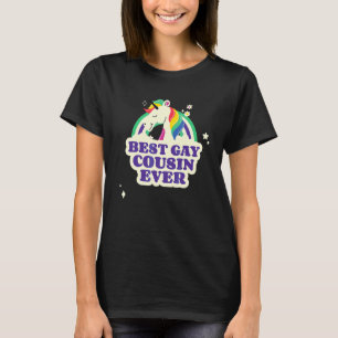 Bester Gay Cousin je LGBT Prix Familienkostüm Gay T-Shirt