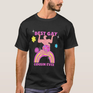 Bester Gay Cousin je LGBT Prix Familienkostüm Gay T-Shirt