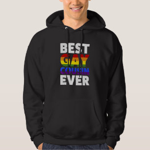 Bester Gay Cousin je Lgbtq Hoodie