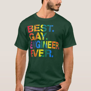 Bester Gay Engineer je Gay Gender Equality Funny T-Shirt
