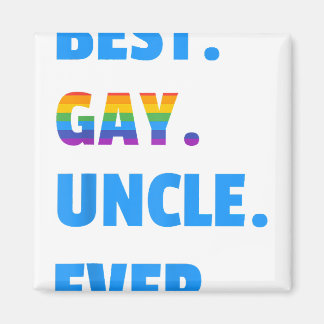 Bester Gay Uncle je Bester Gay Uncle LGBT Geschenk Magnet